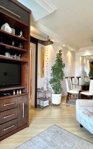 Apartamento à venda com 72m², 3 quartos e 2 vagas Apartamento à venda com 72m², 3 quartos e 2 vagasSala