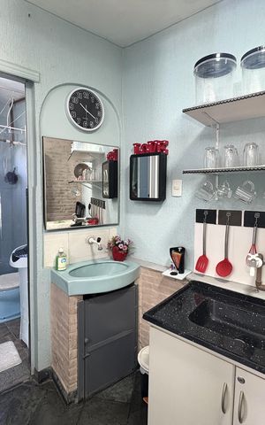 Studio para alugar com 35m², 1 quarto e sem vagaCozinha