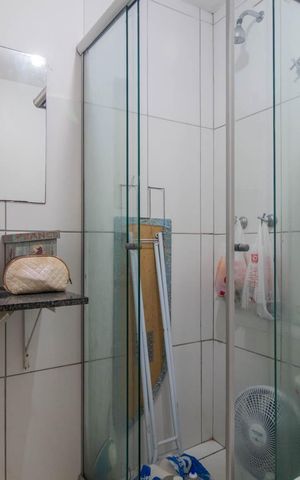 Apartamento à venda com 47m², 2 quartos e 1 vagaBanheiro do Quarto 1