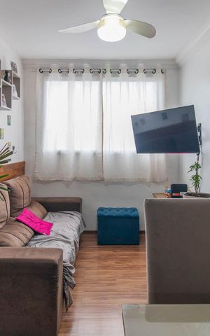 Apartamento à venda com 47m², 2 quartos e 1 vagaSala