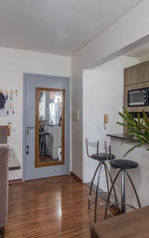 Apartamento à venda com 47m², 2 quartos e 1 vagaSala