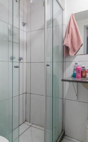 Apartamento à venda com 47m², 2 quartos e 1 vagaBanheiro Social