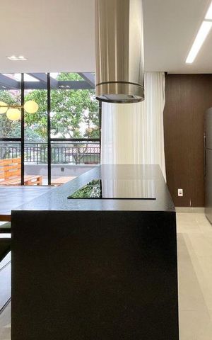 Studio para alugar com 40m², 1 quarto e 1 vaga Studio para alugar com 40m², 1 quarto e 1 vagaÁrea comum - Salão de festas