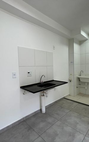 Apartamento à venda com 38m², 2 quartos e sem vaga Apartamento à venda com 38m², 2 quartos e sem vagaCozinha e Área de Serviço