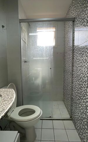 Apartamento para alugar com 68m², 3 quartos e 1 vaga Apartamento para alugar com 68m², 3 quartos e 1 vagaBanheiro da Suíte
