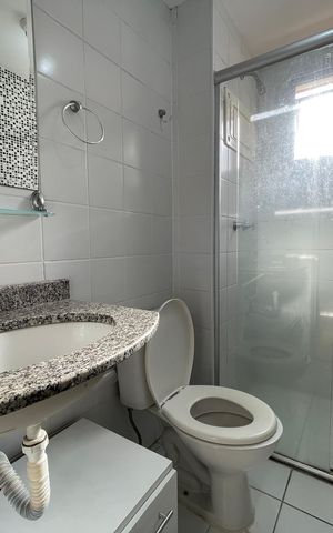 Apartamento para alugar com 68m², 3 quartos e 1 vaga Apartamento para alugar com 68m², 3 quartos e 1 vagaBanheiro da Suíte