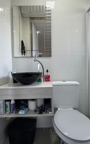 Casa à venda com 112m², 2 quartos e 2 vagas Casa à venda com 112m², 2 quartos e 2 vagasBanheiro da suíte 2