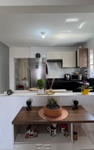 Casa à venda com 112m², 2 quartos e 2 vagas Casa à venda com 112m², 2 quartos e 2 vagasCozinha