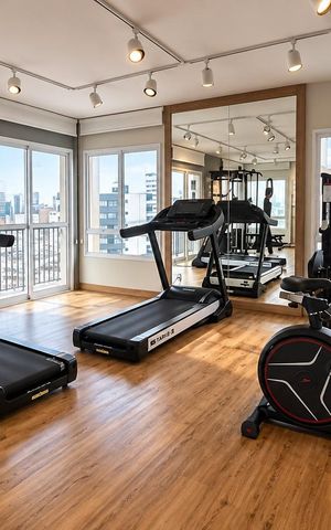 Studio à venda com 19m², 1 quarto e sem vaga Studio à venda com 19m², 1 quarto e sem vagaAcademia