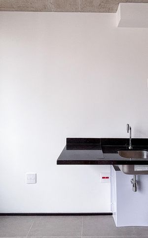 Studio para alugar com 20m², 1 quarto e sem vaga Studio para alugar com 20m², 1 quarto e sem vagaCozinha