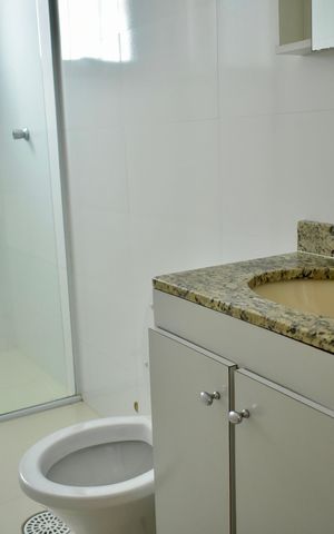 Apartamento à venda com 50m², 1 quarto e 1 vaga Apartamento à venda com 50m², 1 quarto e 1 vagaBanheiro Social