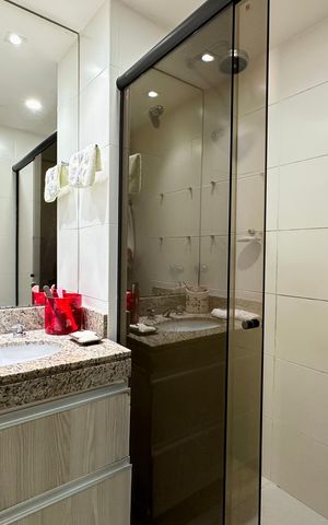 Apartamento à venda com 184m², 3 quartos e 2 vagas Apartamento à venda com 184m², 3 quartos e 2 vagasBanheiro