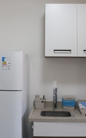 Studio à venda com 25m², 1 quarto e sem vagaCozinha