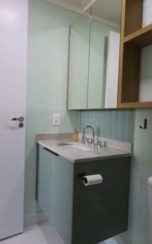 Apartamento para alugar com 30m², 1 quarto e sem vagaBanheiro da Suíte