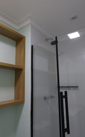 Apartamento para alugar com 30m², 1 quarto e sem vagaBanheiro da Suíte