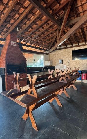 Apartamento à venda com 74m², 3 quartos e 2 vagas Apartamento à venda com 74m², 3 quartos e 2 vagasÁrea comum - Churrasqueira