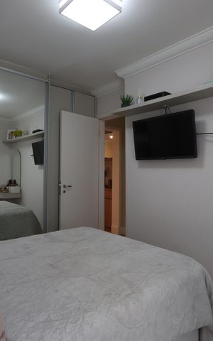 Apartamento à venda com 81m², 3 quartos e 2 vagasSuíte