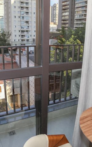 Studio para alugar com 28m², 1 quarto e sem vaga Studio para alugar com 28m², 1 quarto e sem vagaSacada