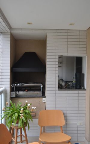 Apartamento à venda com 122m², 3 quartos e 3 vagasVaranda gourmet