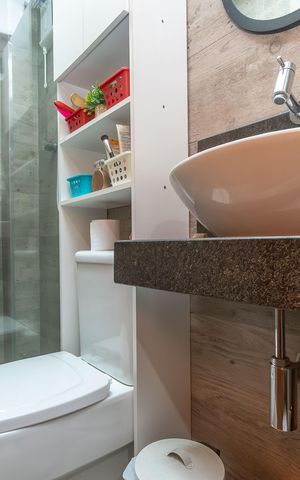 Apartamento à venda com 88m², 3 quartos e 1 vaga Apartamento à venda com 88m², 3 quartos e 1 vagaBanheiro da Suíte