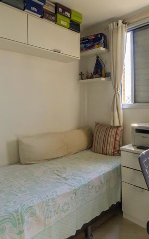 Apartamento à venda com 52m², 2 quartos e 1 vagaQuarto 2