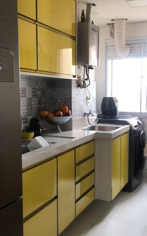 Apartamento à venda com 48m², 2 quartos e 1 vaga Apartamento à venda com 48m², 2 quartos e 1 vagaCozinha e Área de Serviço