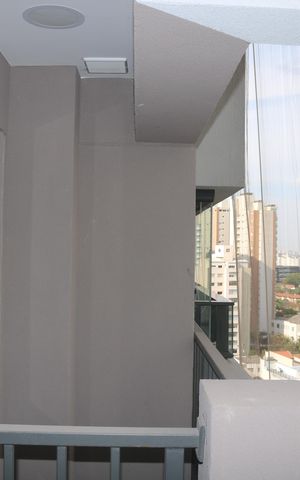 Studio à venda com 25m², 1 quarto e sem vagaVaranda