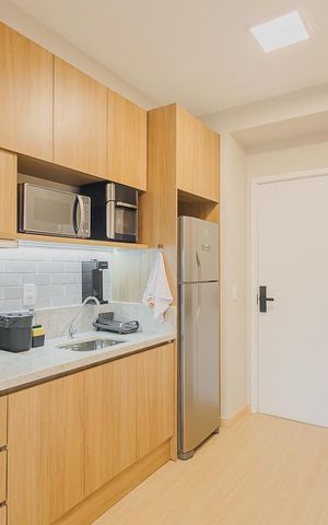 Studio para alugar com 24m², 1 quarto e sem vagaCozinha