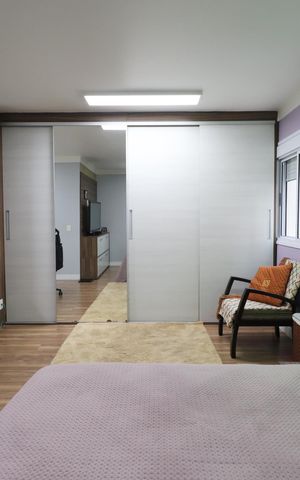 Apartamento à venda com 122m², 3 quartos e 2 vagasQuarto 2 - Suíte