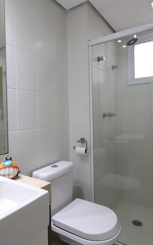 Apartamento à venda com 122m², 3 quartos e 2 vagasBanheiro da Suíte 1