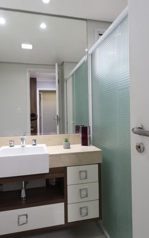 Apartamento à venda com 122m², 3 quartos e 2 vagasBanheiro da Suíte 2