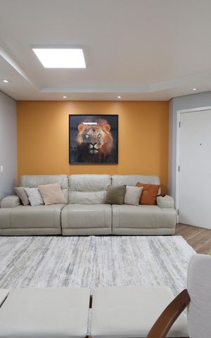 Apartamento à venda com 122m², 3 quartos e 2 vagasSala