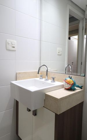 Apartamento à venda com 122m², 3 quartos e 2 vagasBanheiro da Suíte 1
