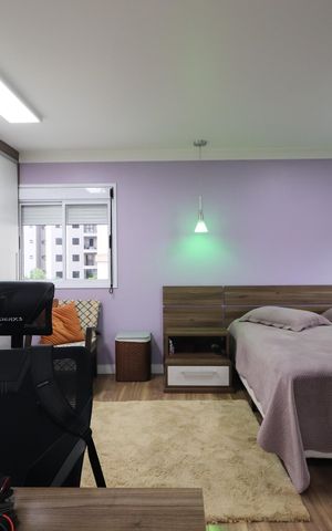 Apartamento à venda com 122m², 3 quartos e 2 vagasQuarto 2 - Suíte