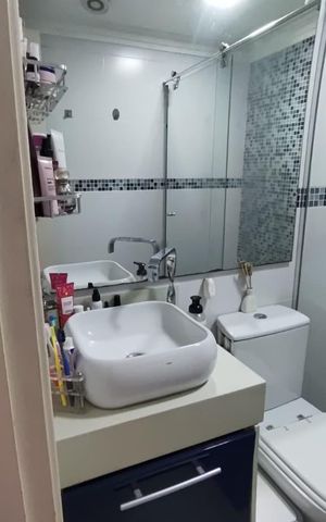 Apartamento à venda com 50m², 2 quartos e sem vaga Apartamento à venda com 50m², 2 quartos e sem vagaBanheiro