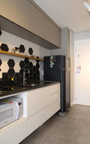 Studio à venda com 34m², 1 quarto e sem vagaSala/Cozinha