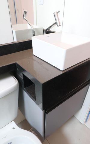 Apartamento para alugar com 110m², 2 quartos e 1 vagaBanheiro 1