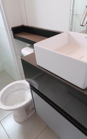 Apartamento para alugar com 110m², 2 quartos e 1 vagaBanheiro 1