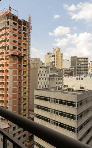 Studio para alugar com 27m², 1 quarto e sem vaga Studio para alugar com 27m², 1 quarto e sem vagaVaranda