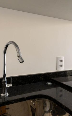 Studio para alugar com 27m², 1 quarto e sem vaga Studio para alugar com 27m², 1 quarto e sem vagaCozinha
