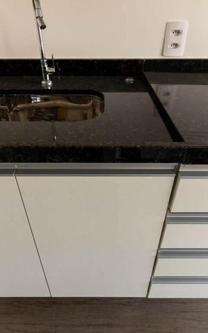 Studio para alugar com 27m², 1 quarto e sem vaga Studio para alugar com 27m², 1 quarto e sem vagaCozinha