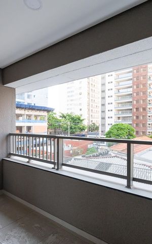 Studio à venda com 28m², 1 quarto e sem vaga Studio à venda com 28m², 1 quarto e sem vagaVaranda