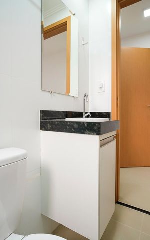 Apartamento à venda com 53m², 2 quartos e 1 vagaBanheiro da suíte