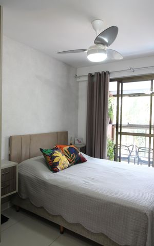 Apartamento à venda com 113m², 3 quartos e 2 vagasQuarto 3 - Suíte