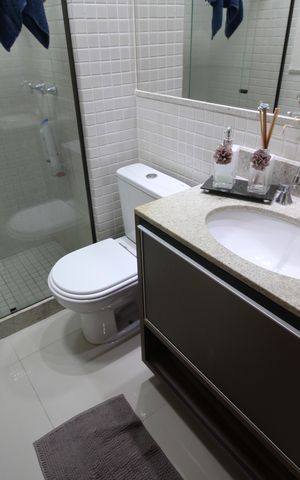 Apartamento à venda com 113m², 3 quartos e 2 vagasBanheiro Social