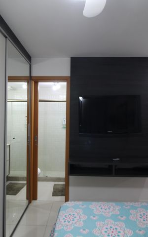 Apartamento à venda com 113m², 3 quartos e 2 vagasQuarto 2 - Suíte