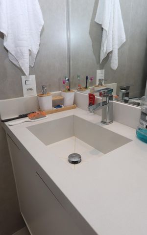 Apartamento para alugar com 95m², 3 quartos e 2 vagasBanheiro da Suíte