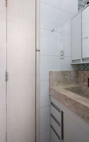 Apartamento à venda com 55m², 2 quartos e 1 vagaBanheiro