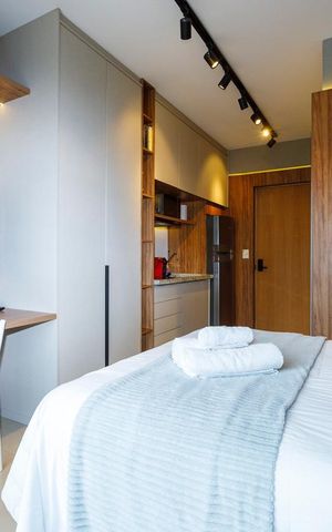 Studio à venda com 22m², 1 quarto e sem vaga Studio à venda com 22m², 1 quarto e sem vagaStudio