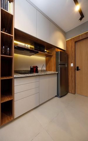Studio à venda com 22m², 1 quarto e sem vaga